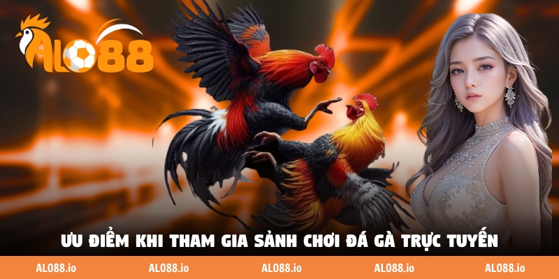 Ưu điểm khi tham gia sảnh chơi đá gà trực tuyến